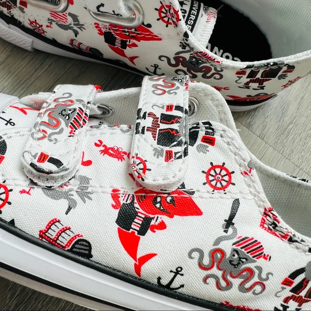 NWT Convers Chuck Taylor All Star 2V OX Toddler Boys - Picture 7 of 8